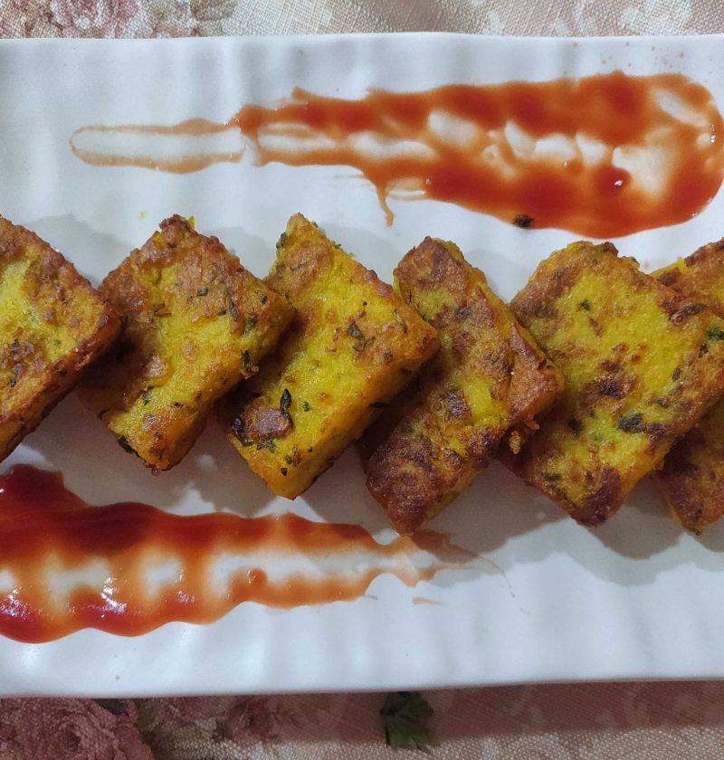Crispy Potato and Gram Tikka